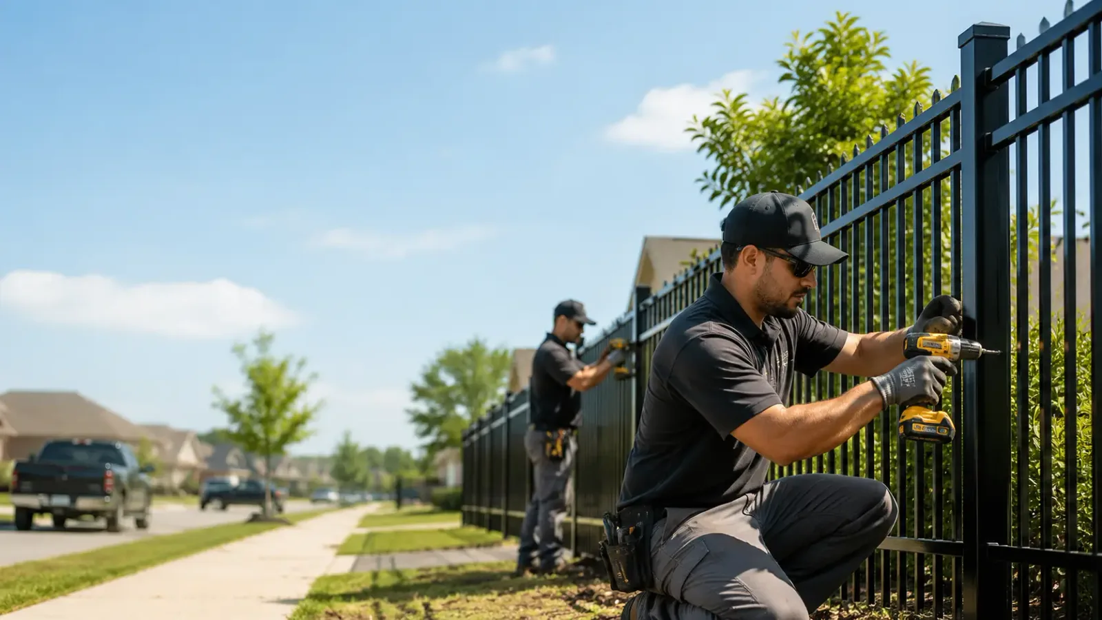 Metal Fence Installation in Runnells, IA